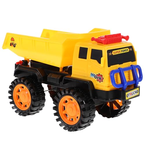 ADOCARN 1stk Spielzeug Für Baufahrzeuge Kinderspielzeug Technisches LKW-Spielzeug Bauwagen Kippwagen Spielzeug Modell Engineering-LKW-Spielzeug Yellow von ADOCARN