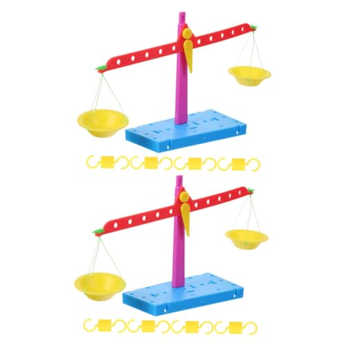 ADOCARN 2 Stück DIY Wissenschaftsexperiment Hebelwaage Material Für Stamm Bildung Praktisches Mathematik Lernspielzeug Für Zuhause Und Die Schule von ADOCARN