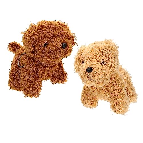 ADOCARN 2Pcs Simulierte Haustierspielzeug Pup Gefüllte Hund Party Favor Gefüllt Tierhund Hunde Spielzeugbeutel Plüsch Gefüllte Tierdekor Plüsch Hundebeutel Pp Baumwolle von ADOCARN