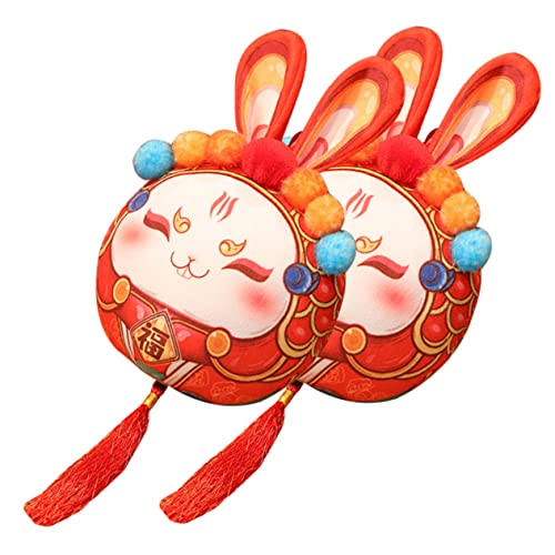 ADOCARN 2stücke Hase Jahr des Kaninchens Maskottchen Süßes Dekorationsspielzeug Für Neujahr Geschenkidee Für Freunde ADOCARN 2stücke Hase Jahr des Kaninchens Maskottchen Süßes Dekorationsspielzeug Für Neujahr Geschenkidee Für Freunde von ADOCARN