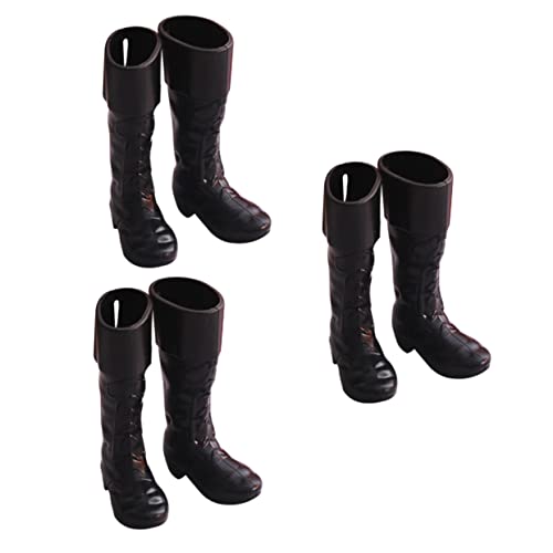 ADOCARN 3 Mini-Weihnachtsstiefel Mini Schwarze Weihnachtsmannschuhe Simulationsschuhe Dekoration Weihnachten türdeko Weihnachten Mini-Boot- Mini-Boot-Modell Abs von ADOCARN