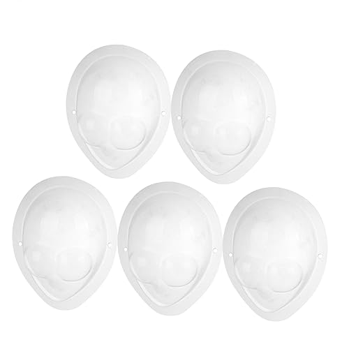 ADOCARN 5 STK Mini-Spielzeug- BJD Puppenmaske Transparente Puppenmaske Zubehör für Puppenherstellung Babypuppen-Gesichtsmaske Tonmaske Minipuppenmaske Zubehör für Puppengesichter von ADOCARN