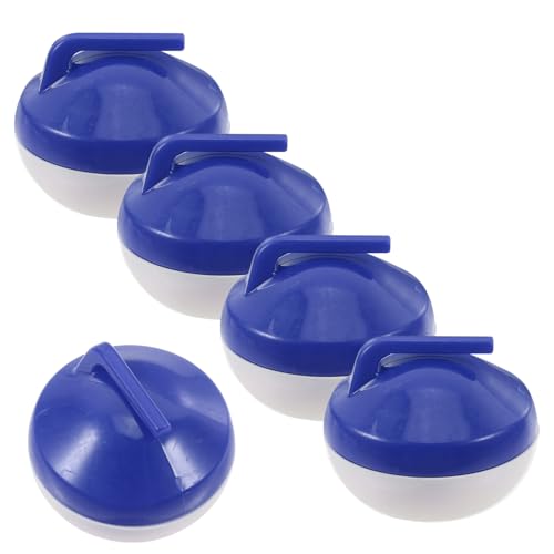 ADOCARN 5 Teiliges Tragbares Mini Curlingball Set Für Den Innenbereich Für Tisch Curlingbälle Curlingspiel Zubehör Für Spaß Und Entwicklung Der Fähigkeiten von ADOCARN