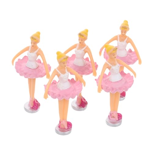 ADOCARN 5St Ballettpuppe Puppen-Accessoire Tänzerpuppe Puppendekor Puppenprinzessin Prinzessin Puppe Puppenornament Balletttänzerin Puppe Tanzende Mädchenpuppe Plastik von ADOCARN