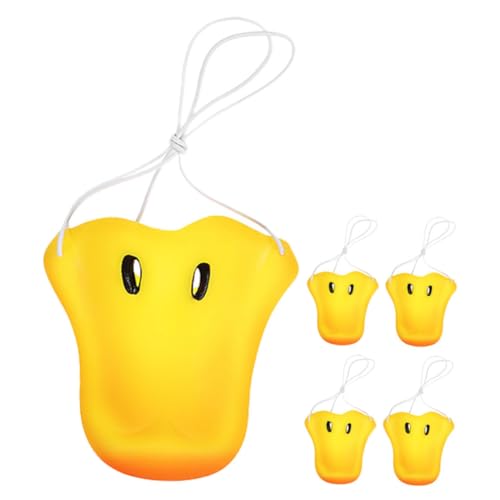 ADOCARN 5st Entennasendekoration Karnevalskostüm Für Entenschnabel, Schnabelnase Enten Cosplay Requisiten Tiermaske Schnabelmaske Vogelschnabel Entenschnabel-requisiten Vinyl Yellow von ADOCARN