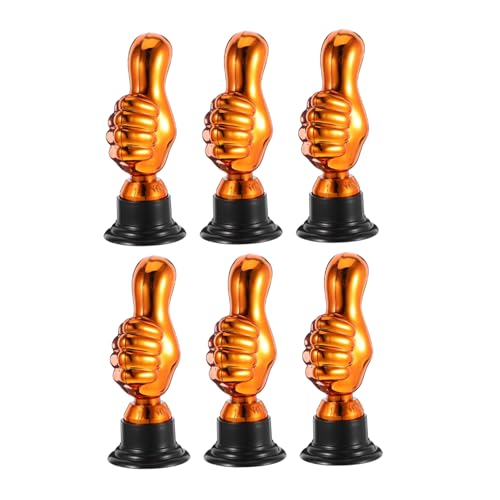ADOCARN 6 Stück Aus Kunststoff Trophäen Kleine Goldene Pokale Für Preisverleihungen Wiederverwendbare Auszeichnungen Für Spiele Und Feiertagsdekorationen Für Kinder Und Erwachsene ADOCARN 6 Stück Aus Kunststoff Trophäen Kleine Goldene Pokale Für Preisverleihungen Wiederverwendbare Auszeichnungen Für Spiele Und Feiertagsdekorationen Für Kinder Und Erwachsene von ADOCARN