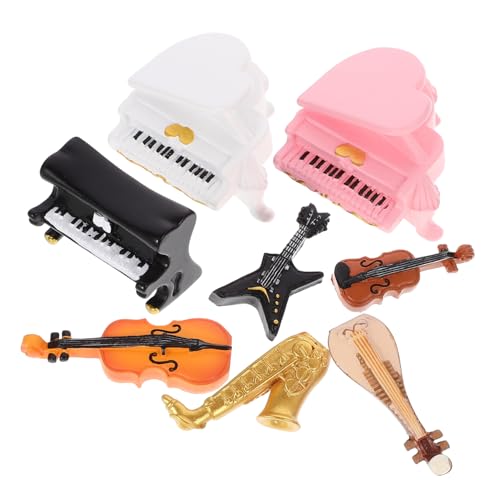 ADOCARN 8stücke Teiliges Miniatur-Instrumente Für Puppenhaus Realistische Dekoration Für -projekte Klavier Geige Gitarre Saxophon Für Miniaturlandschaften Und Spielzeughäuser ADOCARN 8stücke Teiliges Miniatur-Instrumente Für Puppenhaus Realistische Dekoration Für -projekte Klavier Geige Gitarre Saxophon Für Miniaturlandschaften Und Spielzeughäuser von ADOCARN
