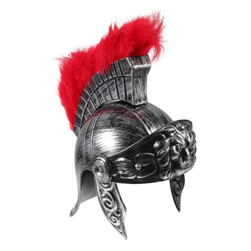 ADOCARN Antiker Römischer Kriegerhut Performance-helm Römischer Helm Kopfbedeckung Cosplay Römischer Helm Römischer Soldatenhelm Soldatenkostüm Für Erwachsene Herrenkostüm Hut Abs von ADOCARN