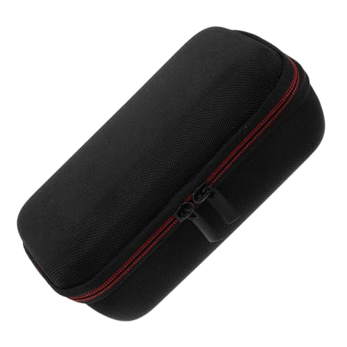 ADOCARN Audio-Aufbewahrungstasche Reise-Organizer-Tasche Mikrofonsystemkoffer Lautsprecher-softcase Mikrofon-Organizer Kompaktes Lautsprechergehäuse Mikrofon Fall Mikrofontasche Eva Black von ADOCARN