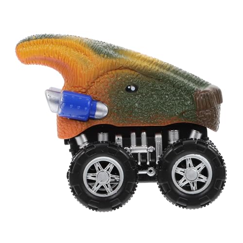 ADOCARN Auto zurückziehen Puzzle-Spielzeug Mini-Modell Desktop-Dinosaurier-Schmuck hinteres Fahrzeug Hin- und Her-Autospielzeug Kinderspielzeug rutschendes Spielzeugauto Gleitwagen Plastik von ADOCARN