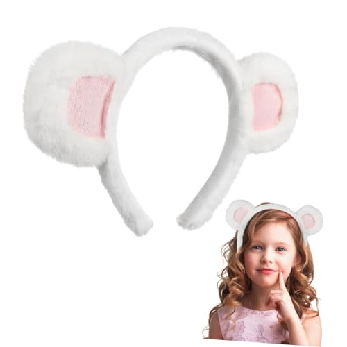 ADOCARN Bärenohr Stirnband Fuchsohren Schweineohren Kostüm Bärenohren-Kopfbedeckung oso haarband hair band Headset Cosplay Bärenohr Kopfbedeckung Kinder tragen Ohrhaarband Stoff von ADOCARN