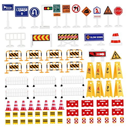 ADOCARN Barrikadenschild Mini-Stoppschild Straßenschilder Ampel verkehrszeichen Lernen verkehrszeichen Verkehrszeichen aus Verkehrszeichen für Plastik von ADOCARN