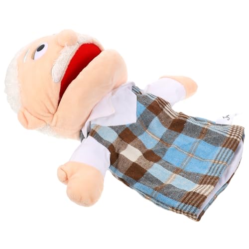 ADOCARN Charakterhandpuppe Kinderpuppen Puppenspielzeug Puppen Für Kinder Kleinkinder Weiches Fingerspielzeug Kinderfigurenpuppe Leistungspuppe Mama Papa Plüschhandpuppe von ADOCARN