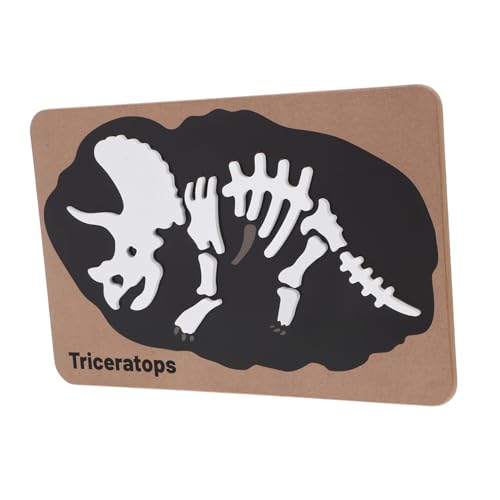 ADOCARN Dinosaurier Fossil Puzzle Passendes Spielzeug Holz DIY Puzzle Kleinkind Holzpuzzle Kinder Erkenntnisspielzeug Lernspielzeug Kinderspielzeug Interessantes Kinderspielzeug von ADOCARN