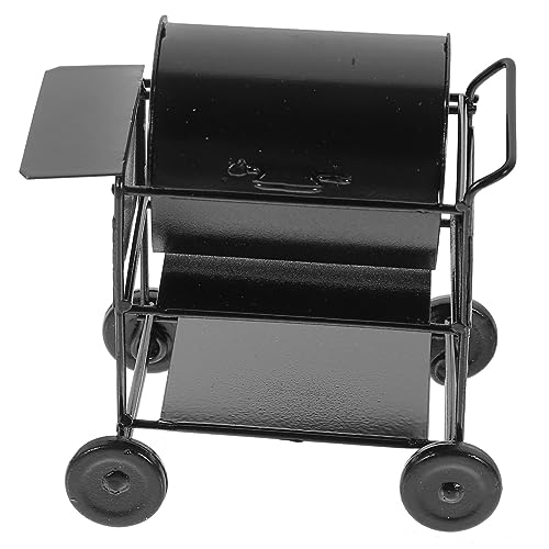 ADOCARN Eisen Miniatur BBQ Rack Modell Mini Küche Prop Mini Dekoration Schwarz Mini BBQ Dekoration von ADOCARN