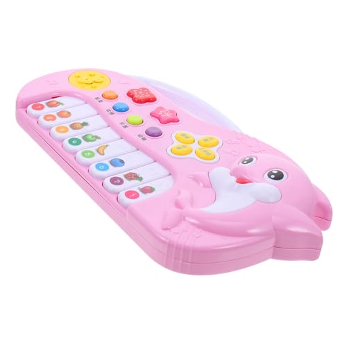 ADOCARN Elektronisches Orgelspielzeug Tastatur Für Elektronische Musik Elektronische Tastatur Für Kinder Kindertastaturen Elektronische Tastatur Für Kleinkinder Kinderklavier Abs Rosa von ADOCARN