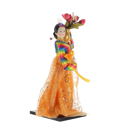 ADOCARN Traditionelle Koreanische Hanbok-Puppe Figur 12 Fuß Dekoration Für Das Wohnzimmer Zufälliger Stil von ADOCARN