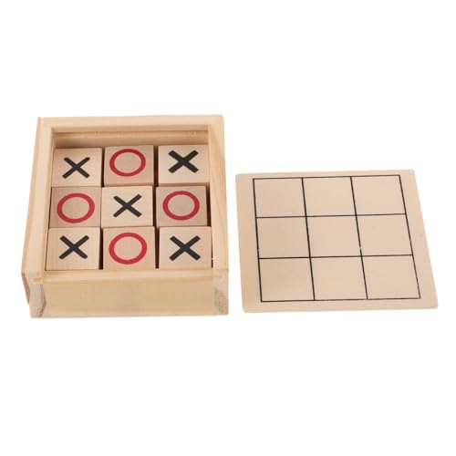 ADOCARN Holzspielzeug Toe Brettspiel für Kompaktes Reise und Familienspiel für Logisches und Strategische Planung für Partys und Zusammenkünfte ADOCARN Holzspielzeug Toe Brettspiel für Kompaktes Reise und Familienspiel für Logisches und Strategische Planung für Partys und Zusammenkünfte von ADOCARN