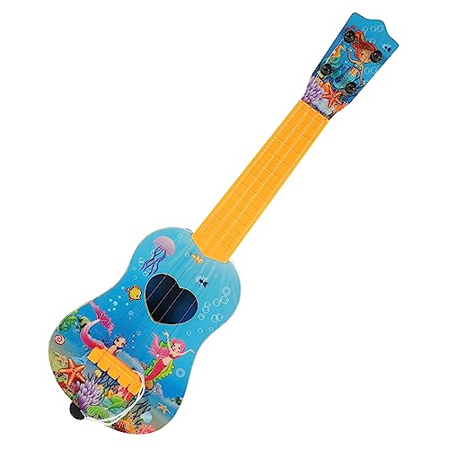 ADOCARN Kinder Gitarre E-Gitarre Für Kinder Mädchen Spielzeug Kinder Frühes Pädagogisches Spielzeug Mini-Ukulele Spielzeug Für Kinder Musikinstrumente Für Kinder Colorful Plastik von ADOCARN