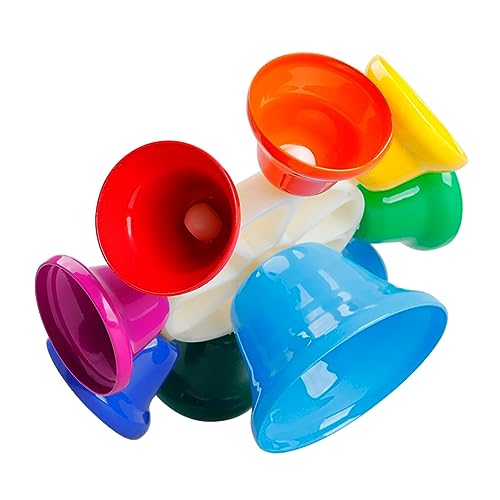 ADOCARN Oktavrotierende Glocke Spielzeug Mit Acht Tönen Musikinstrumente Für Kinder Kinderhandglocken Lernspielzeug Für Kinder Spielzeuge Spielzeug Kinderspielzeug Metall Colorful von ADOCARN