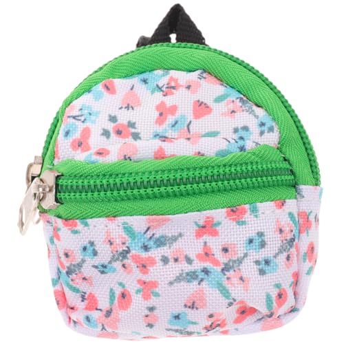 ADOCARN Puppenrucksack Mini-Rucksack für Puppen Puppen-Ankleidetasche Puppenschulrucksack Reiserucksack bjd Puppe Rucksack Mini-Schultaschen-Ornament Mini- - Polyester von ADOCARN