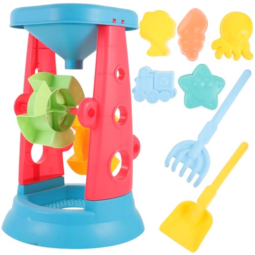 ADOCARN Sanduhr im Freien Strand Figuren Kuchen große Spielsachen Muschel sandspielzeug Beach Toys for lustiges interessantes Sandspielzeug Plastik Colorful von ADOCARN