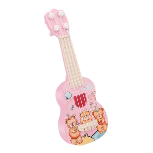 ADOCARN Simulation Gitarre Miniatur-Ukulele Für Gitarrenspielzeug Für Ukulele-Instrumente Für Kleinkinder Mini-Ukulele- Für Musikinstrument- Plastik von ADOCARN