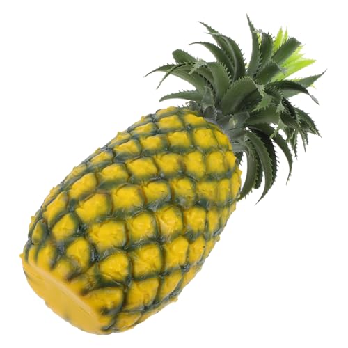 ADOCARN Simulierte Ananas Früchte Charme-Lanyard Kordelzugsaft Ananas-Frucht Heim Deko Küchen Dekoration deko Ananas Kunstobst aus der Küche Ananas-Dekorationsverzierung Plastik von ADOCARN