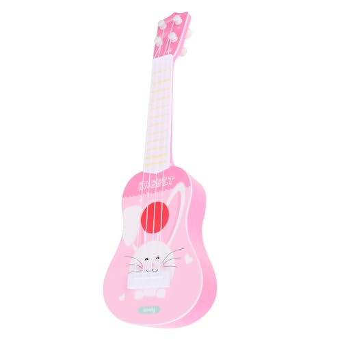 ADOCARN Spielzeuggitarre Für Kinder Mini-Ukulele Mini-Instrumente Musikalisches Spielzeug Gitarrenspielzeug Für Kinder Kinderspielzeuggitarre Hasenspielzeug Für Kinder Mini-Spielzeug Abs von ADOCARN