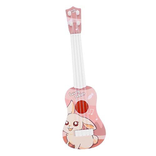 ADOCARN Ukulele Kleinkind Musikinstrument Spielzeug Gitarre Für Kinder Musikalisches Spielzeug Kidcraft-spielset Kinder Gitarre Simulationsgitarrenspielzeug Kindergitarrenmodell Plastik von ADOCARN