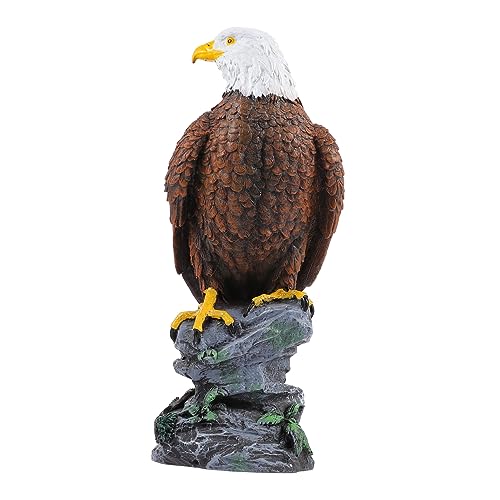 ADOCARN simulierte Adlerverzierungen Schmuckzubehör Heimdekoration Adler-Statue Simulation Adler büro Dekoration Bedroom Decor Garden Decor Gartenverzierung Wohndekoration Kunstharz von ADOCARN