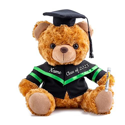 Personalisierter Abschluss-Teddybär, Abschlussgeschenke für Sie & Ihn mit Text, Name oder Datum, Abschlussbär als Personalisiertes Abschlussgeschenk für Mädchen/Jungen zum Abschluss 2024 (25 cm-Text) Personalisierter Abschluss-Teddybär, Abschlussgeschenke für Sie & Ihn mit Text, Name oder Datum, Abschlussbär als Personalisiertes Abschlussgeschenk für Mädchen/Jungen zum Abschluss 2024 (25 cm-Text) von ADORSUN