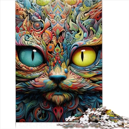 Puzzle 1000 Teile für Erwachsene Tierkatzen Puzzle 1000 Teile für Erwachsene (75x50cm) von ADOSIA