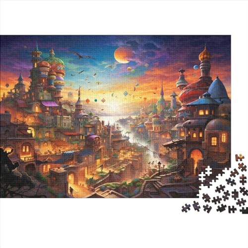 Cityscape Architecture (44) Erwachsene ＆ Kinder Puzzles 1000 Teile Holz Cityscape Family Challenging Games Moderne Wohnkultur Lernspiel Geburtstag Entspannung Und Intelligenz 10 von ADOVZ