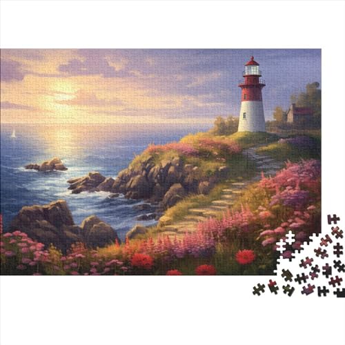 Coastal Lighthouses (12) Puzzles Für Erwachsene ＆ Kinder 1000 Teile Holz Lighthouses Geburtstag Lernspiel Family Challenging Games Moderne Wohnkultur Stress Relief Toy 1000pcs ( von ADOVZ