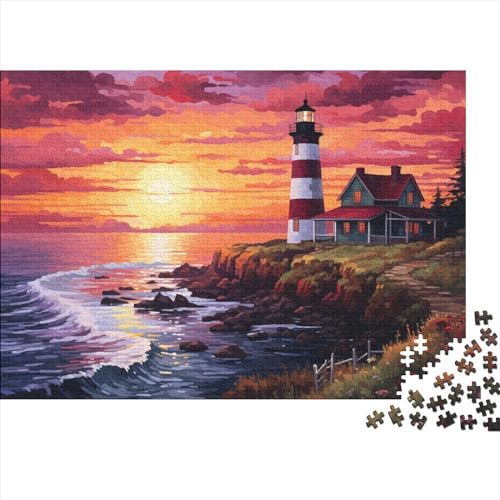 Coastal Lighthouses (53) 1000 Teile Holz Lighthouses Erwachsene ＆ Kinder Puzzle Geburtstag Moderne Wohnkultur Lernspiel Family Challenging Games Stress Relief Toy 1000pcs (75x50 von ADOVZ