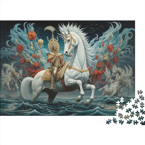 Colourful Horse (134) Puzzles Für Erwachsene 1000 Teile Personalised Photos Moderne Wohnkultur Family Challenging Games Lernspiel Geburtstag Stress Relief Toy 1000pcs (75x50cm) von ADOVZ