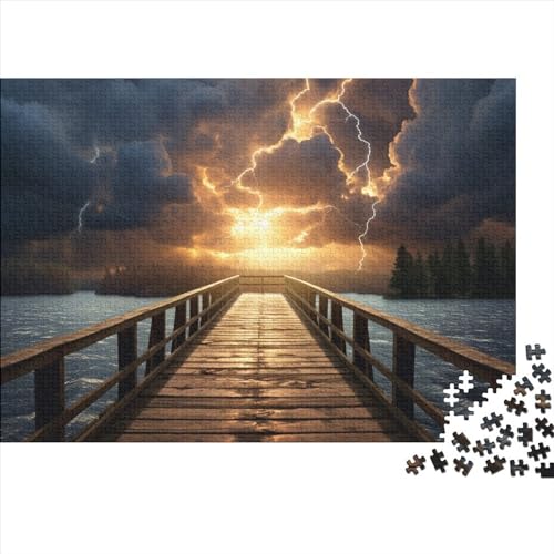 Country Road (31) Für Erwachsene ＆ Kinder 1000 Teile Holz Natural Scenery Puzzles Family Challenging Games Lernspiel Wohnkultur Geburtstag Stress Relief Toy 1000pcs (75x50cm) von ADOVZ