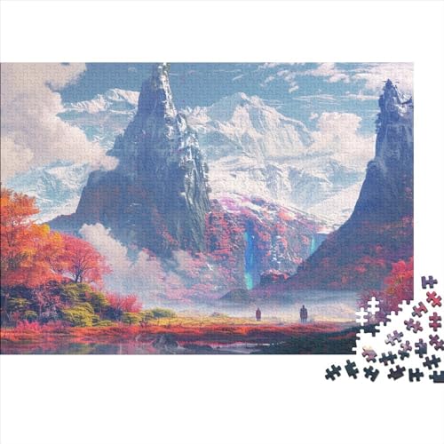 Natural Scenery (52) Puzzle 1000 Teile Holz Beautiful Views Für Erwachsene ＆ Kinder Geburtstag Home Decor Family Challenging Games Lernspiel Stress Relief 1000pcs (75x50cm) von ADOVZ