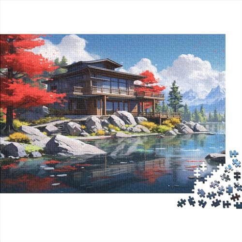 Sweet Landscape (65) Puzzles 1000 Teile Holz Sweet Landscape Erwachsene ＆ Kinder Wohnkultur Lernspiel Geschicklichkeitsspiel Für Die Ganze Familie Geburtstag Stress Relief 1000p von ADOVZ