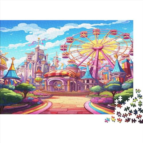 Zoological Park (44) Erwachsene ＆ Kinder 1000 Teile Holz Park Puzzles Geburtstag Family Challenging Games Lernspiel Moderne Wohnkultur Stress Relief 1000pcs (75x50cm) von ADOVZ