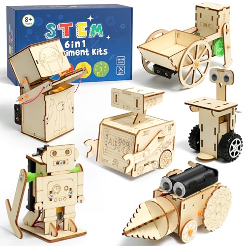 Experimente für Kinder ab 8 9 10 11 12, Roboter Elektronik Baukasten, Experimentierkasten, Elektro Baukasten, Holz Roboter Bausatz Kinder Spielzeug Geschenke ab 8-14 Jahre Jungen Experimente für Kinder ab 8 9 10 11 12, Roboter Elektronik Baukasten, Experimentierkasten, Elektro Baukasten, Holz Roboter Bausatz Kinder Spielzeug Geschenke ab 8-14 Jahre Jungen von ADUSRIZ