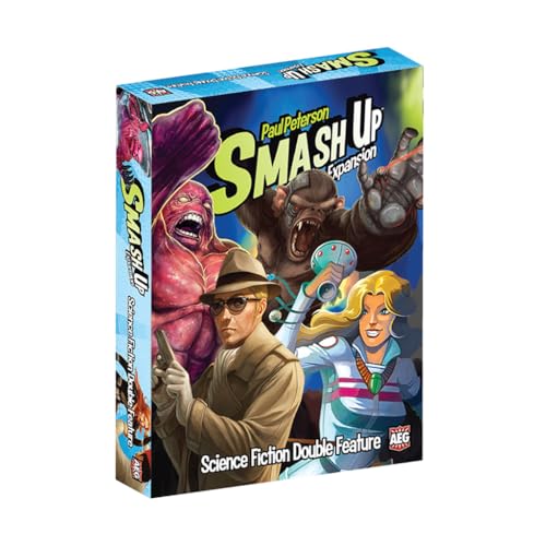 Alderac Entertainment Group | Smash Up Science Fiction Double Feature | Card Game for 2 tot 4 Players in English | Standalone Expansion | Ages 12+ von AEG