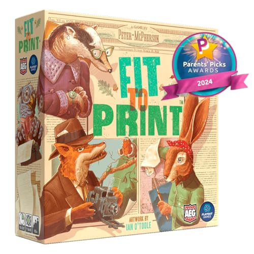 Alderac Entertainment - Fit to Print - Board Game - Base Game - for 1-6 Players - from Ages 10+ - English von AEG