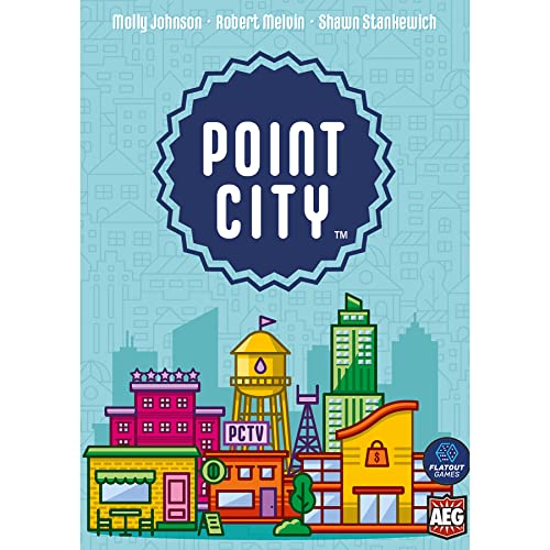 Alderac Entertainment - Point City - Card Game - Base Game - for 1-4 Players - from Ages 10+ - English von AEG