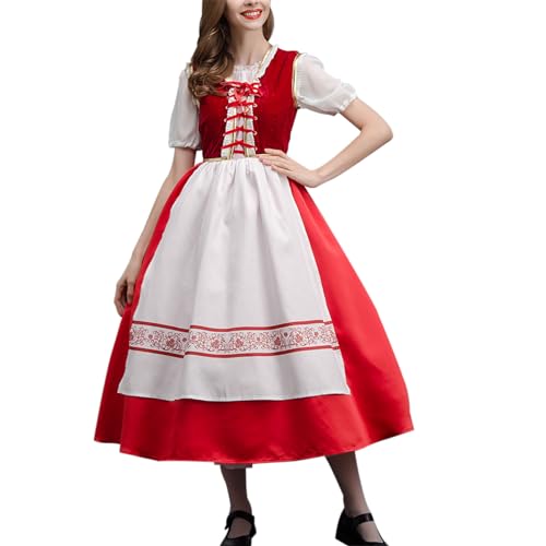 AEGJEGVD Mittelalter Kleid Damen Renaissance Retro Cosplay Kostüm Kleidung Gothic Viktorianische Mittelalterliche Ballkleider Maskerade Fasching Karneval Halloween Kostüm Sale Angebote von AEGJEGVD