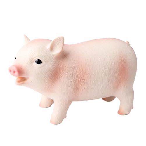 AENIMELY Bauernhof-Tierfiguren – Weiche Gummi-Plastikschweine, Baumwollgefüllte Schweinfiguren, Lernspielzeug, Kognitives Modell für frühkindliche Entwicklung AENIMELY Bauernhof-Tierfiguren – Weiche Gummi-Plastikschweine, Baumwollgefüllte Schweinfiguren, Lernspielzeug, Kognitives Modell für frühkindliche Entwicklung von AENIMELY