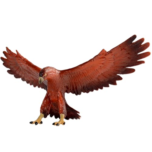 AENIMELY Fliegender Adler Figur Wildtiere Goldener Adler Modell Tierfigur Wildvogel Haus Outdoor Garten Adler Skulptur zum Spielen Deko Display von AENIMELY