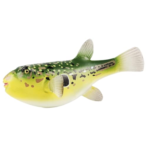 AENIMELY Kugelfisch Figur Realistische Tropische Fische Meerestier Actionfiguren Ozeanfisch Blowfish Pädagogisches Spielzeug für Aquarium Dekoration von AENIMELY