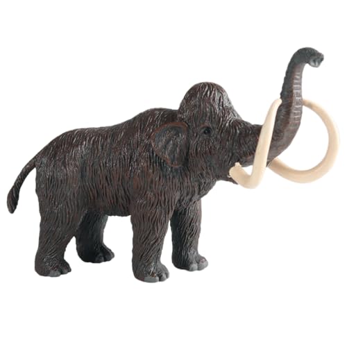 AENIMELY Mammoth Elefant Figur Realistische Alte Elefant Figur Modell Prähistorische Wildtier Display Spielzeug für Kinder Lernen und Spielen von AENIMELY